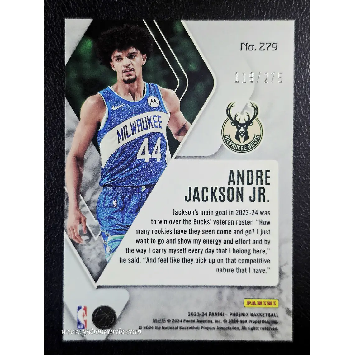 Andre Jackson Jr. /275 2