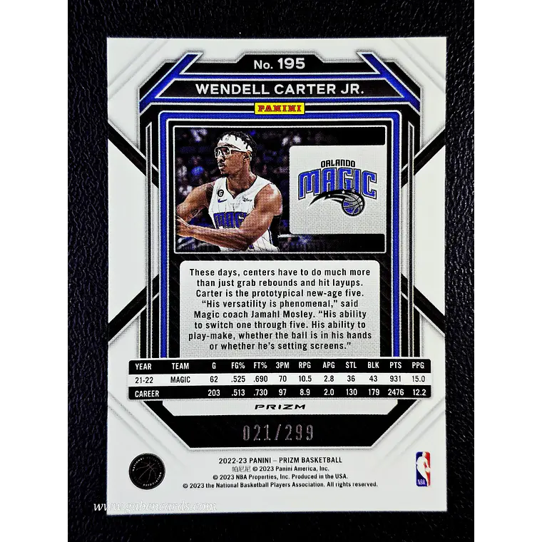 Wendell Carter Jr. /299 2