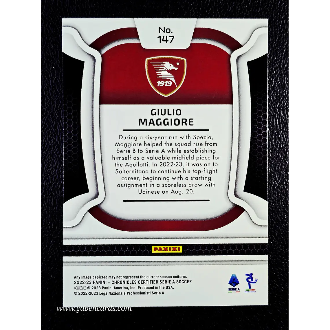 Certified - Giulio Maggiore 2