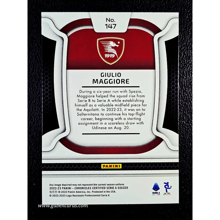 Certified - Giulio Maggiore 2
