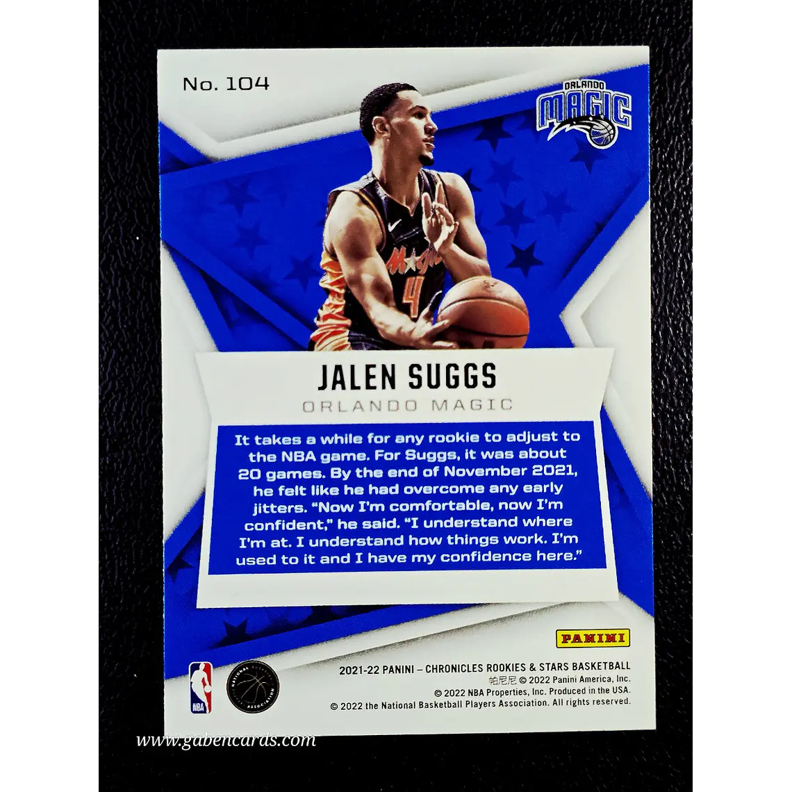 Rookies and Stars - Jalen Suggs 2