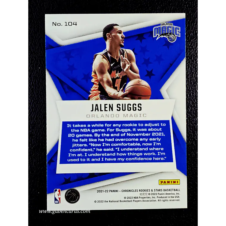 Rookies and Stars - Jalen Suggs 2