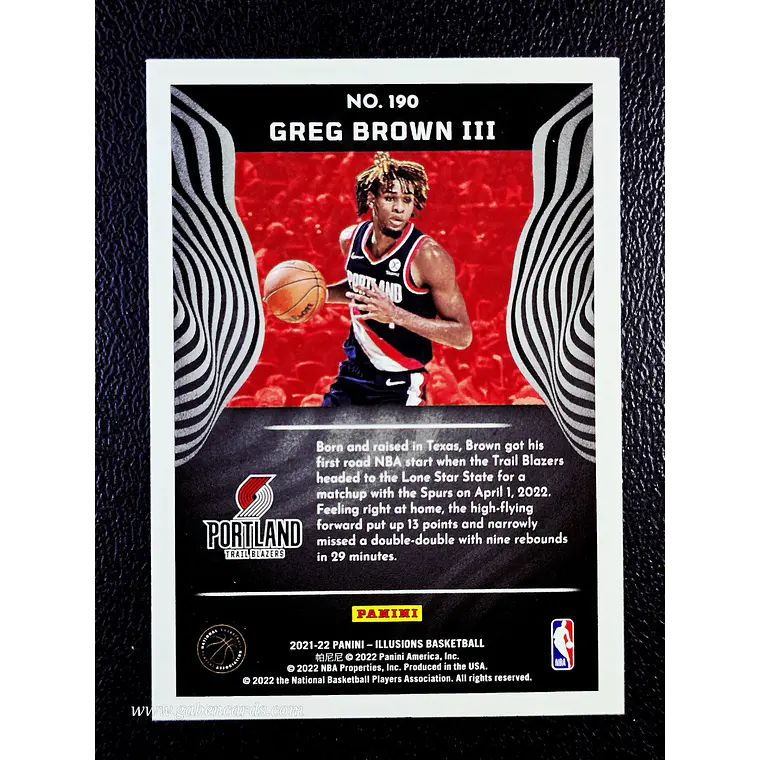 Rookies - Greg Brown III 2