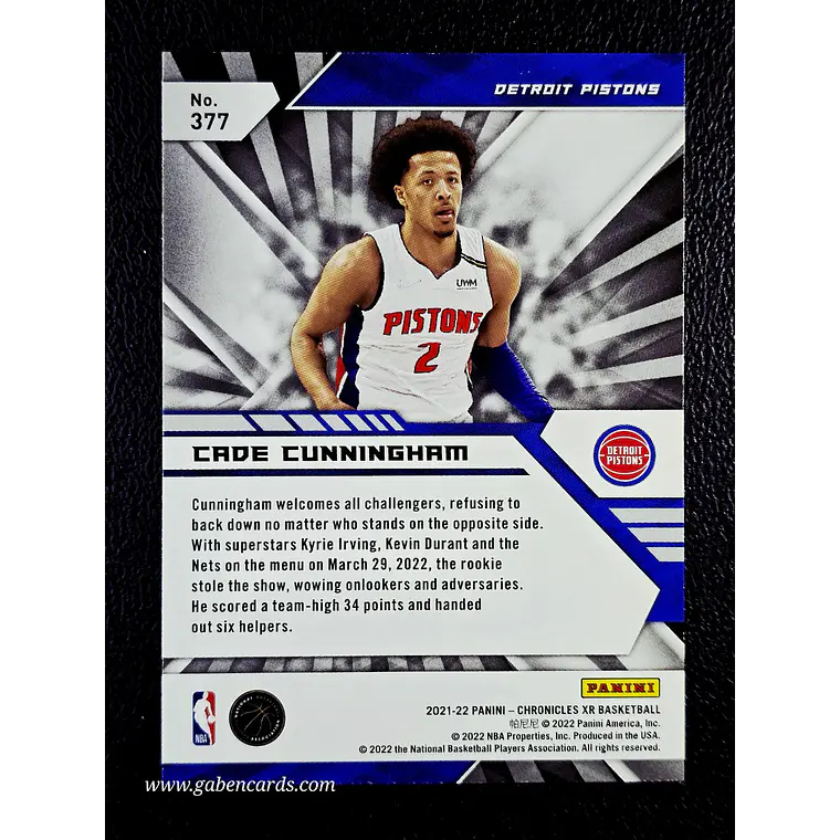 XR - Cade Cunningham 2