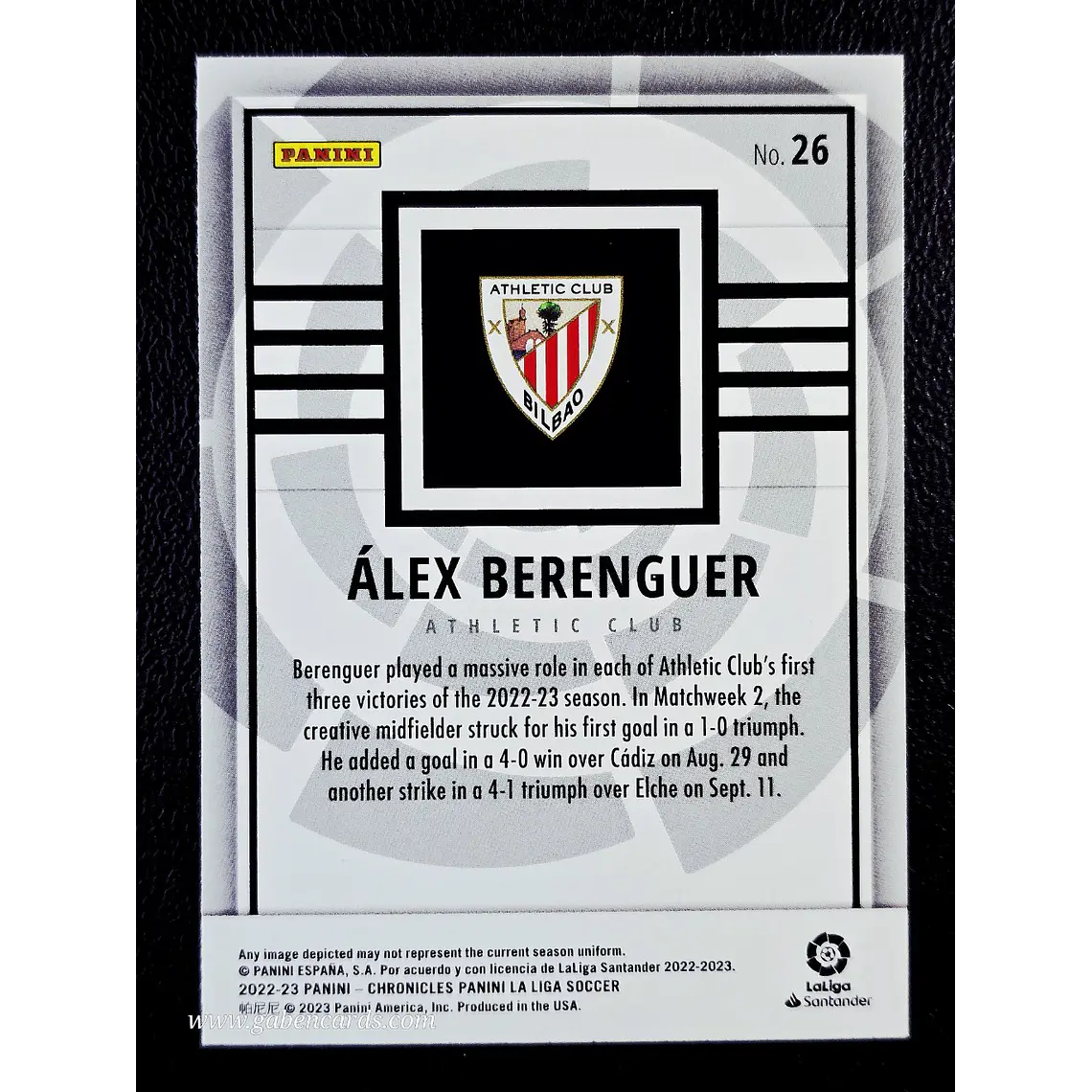 Panini - Álex Berenguer 2