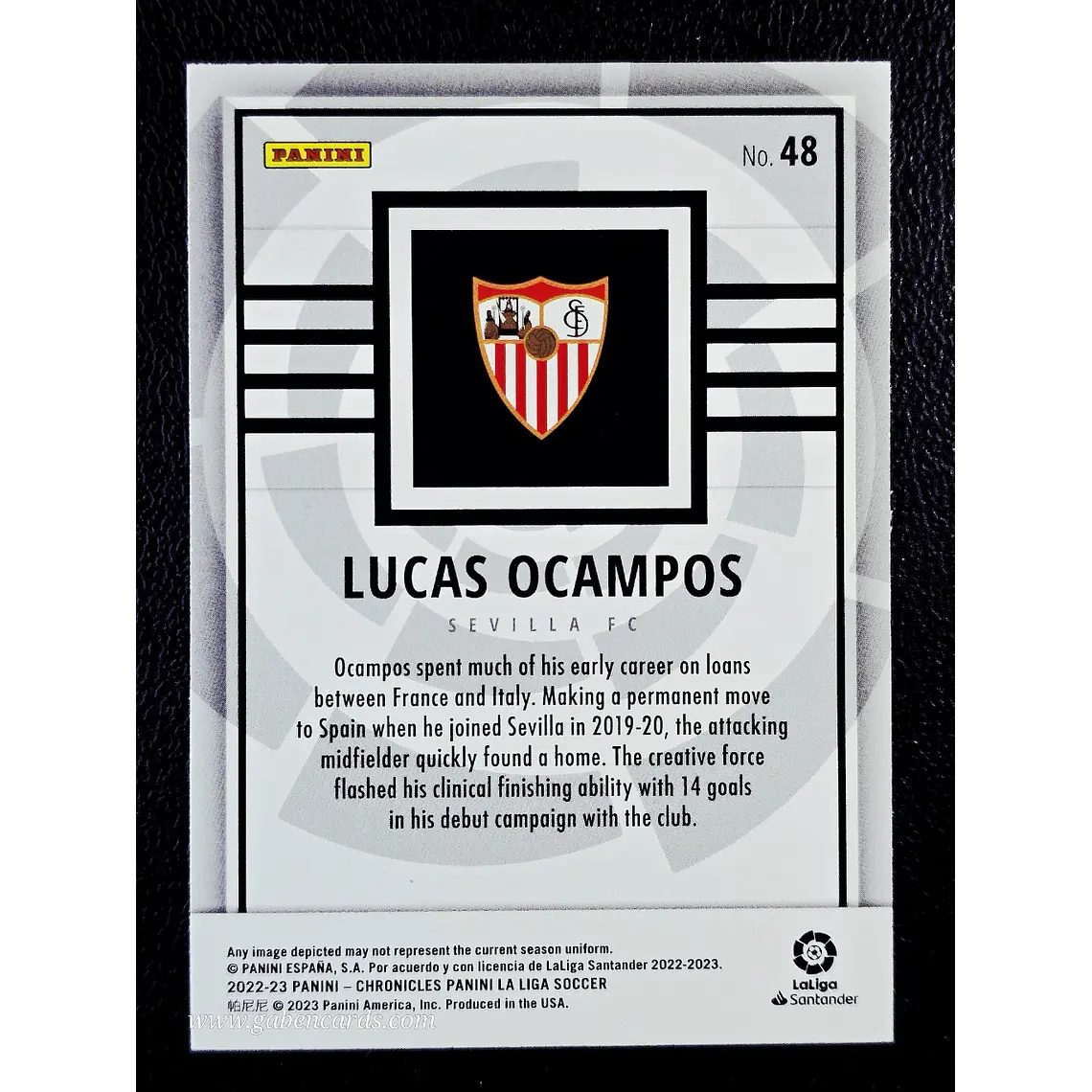 Panini - Lucas Ocampos 2