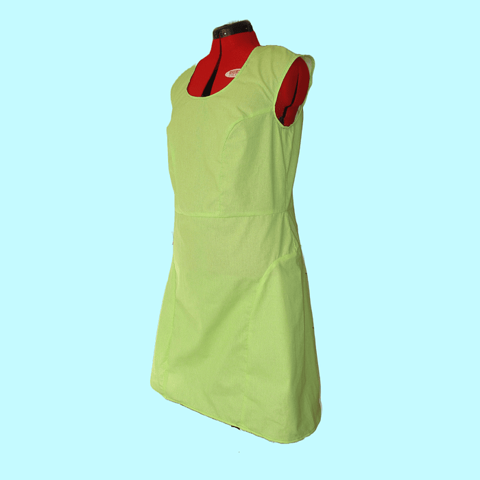Green Cotton Dress.