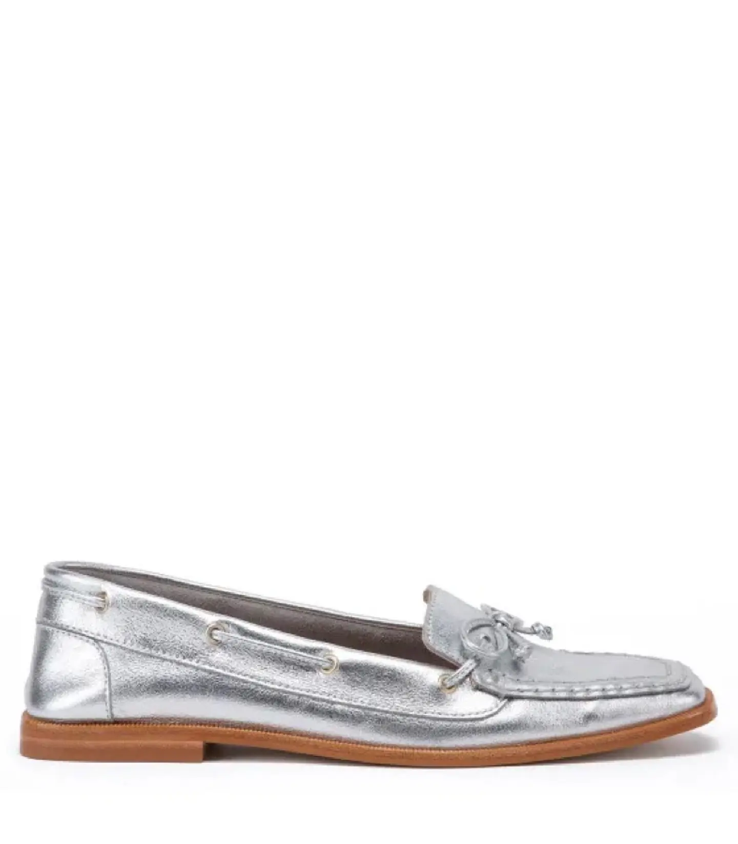 Mocasín Camille Plateado 1