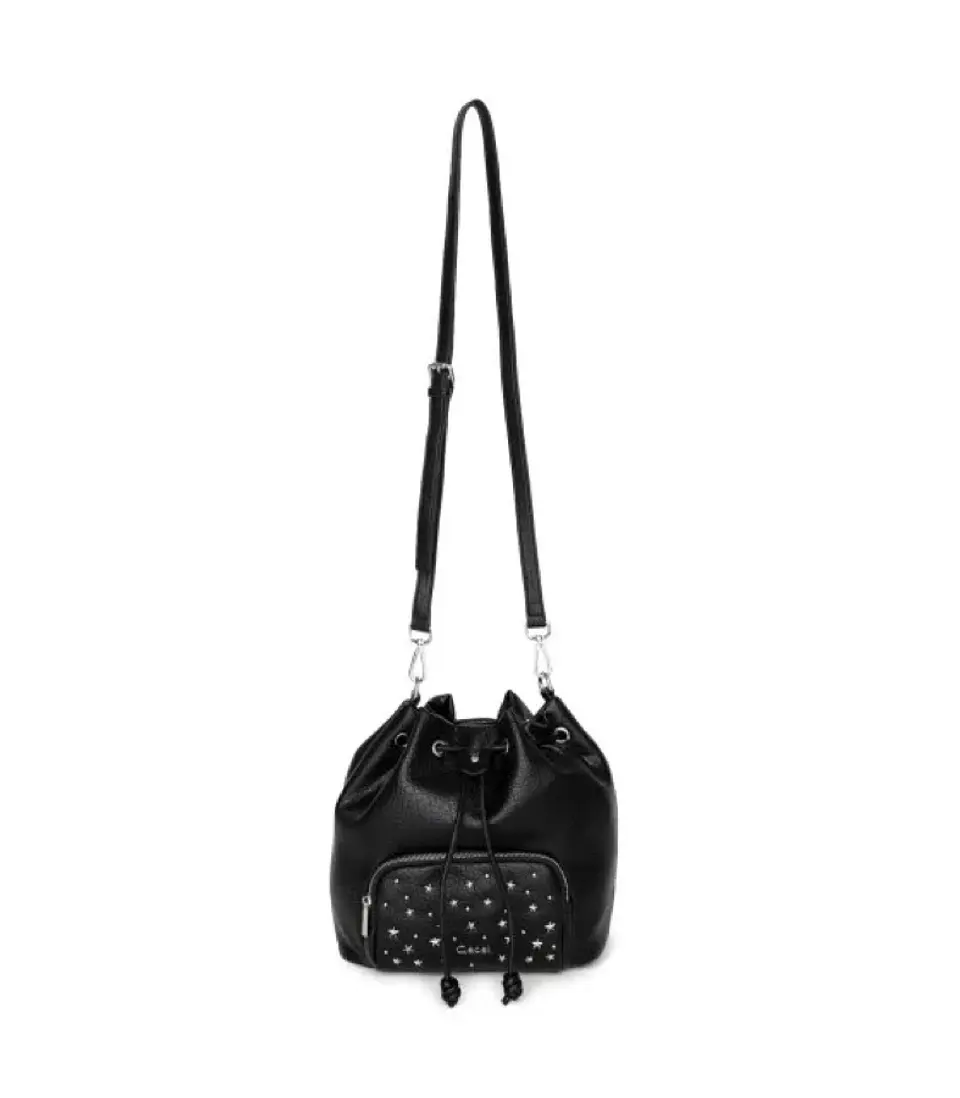Cartera Bucket Negro 1