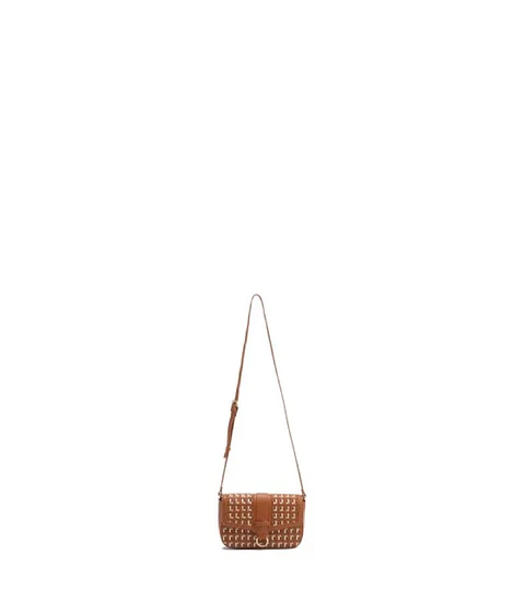 Cartera Bandolera Pequeña Tostado
