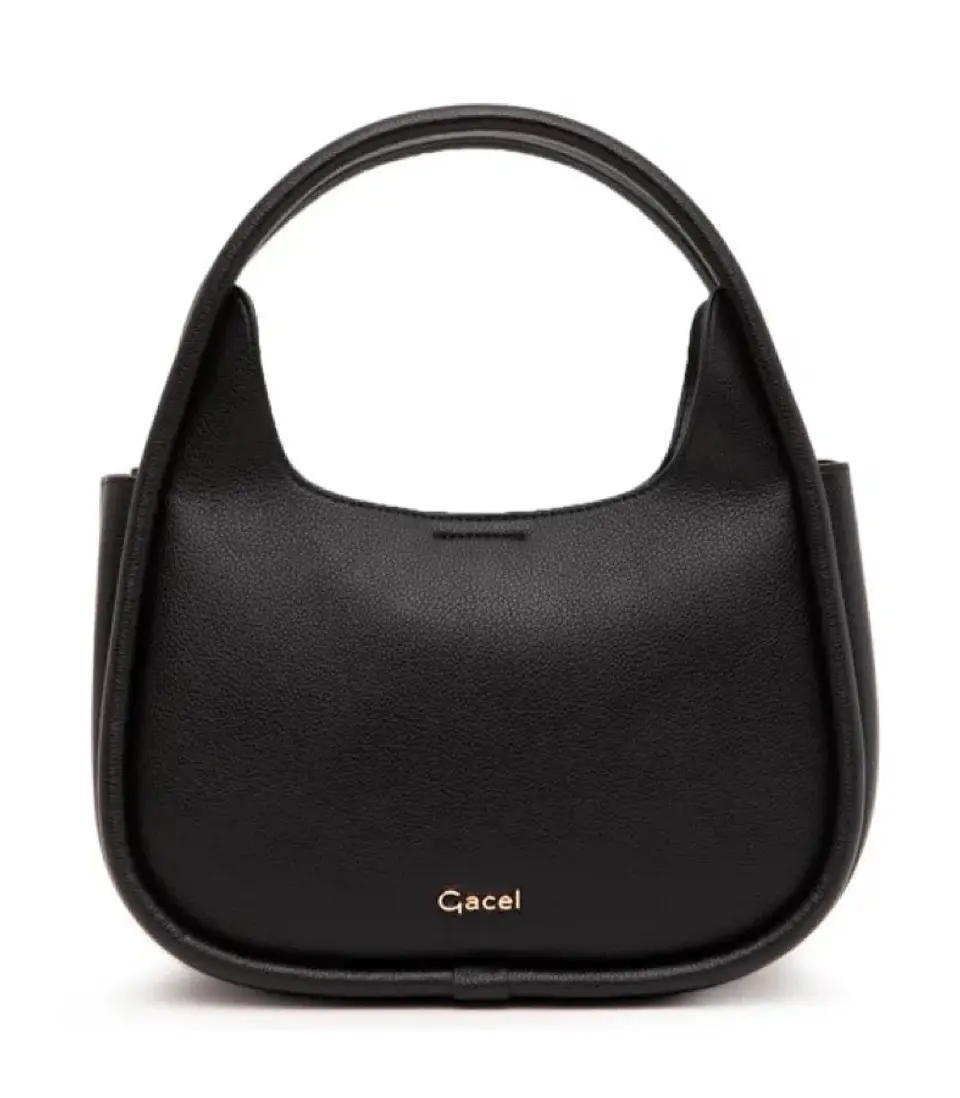 Cartera Dos Asas Mediana Negro 1