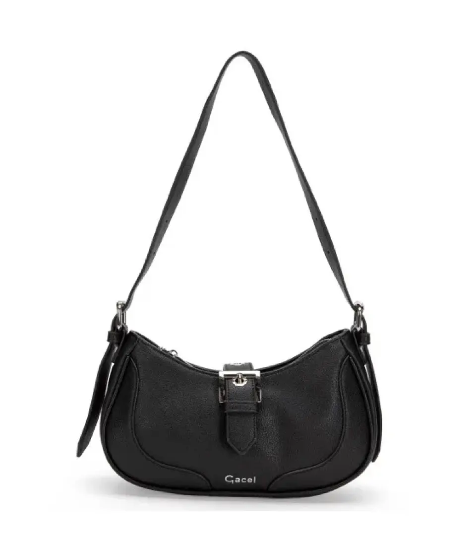 Cartera Oval Negro 1