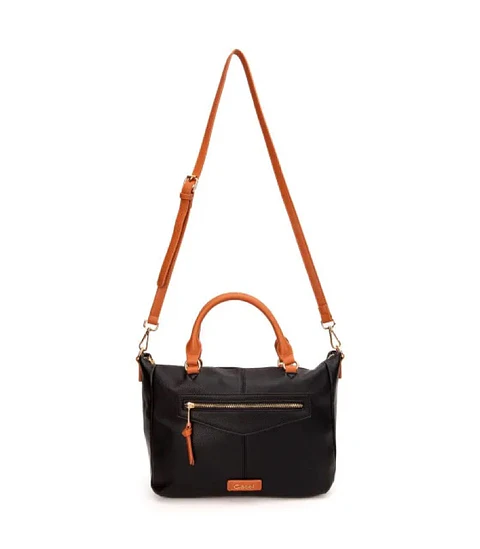 Cartera Dos Asas Mediana Negro