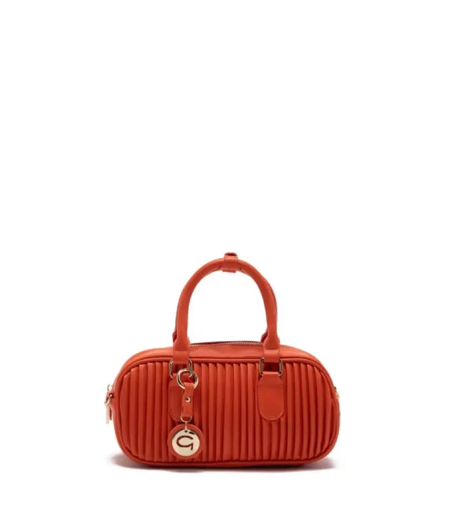 Cartera Dos Asa Pe Naranjo 1