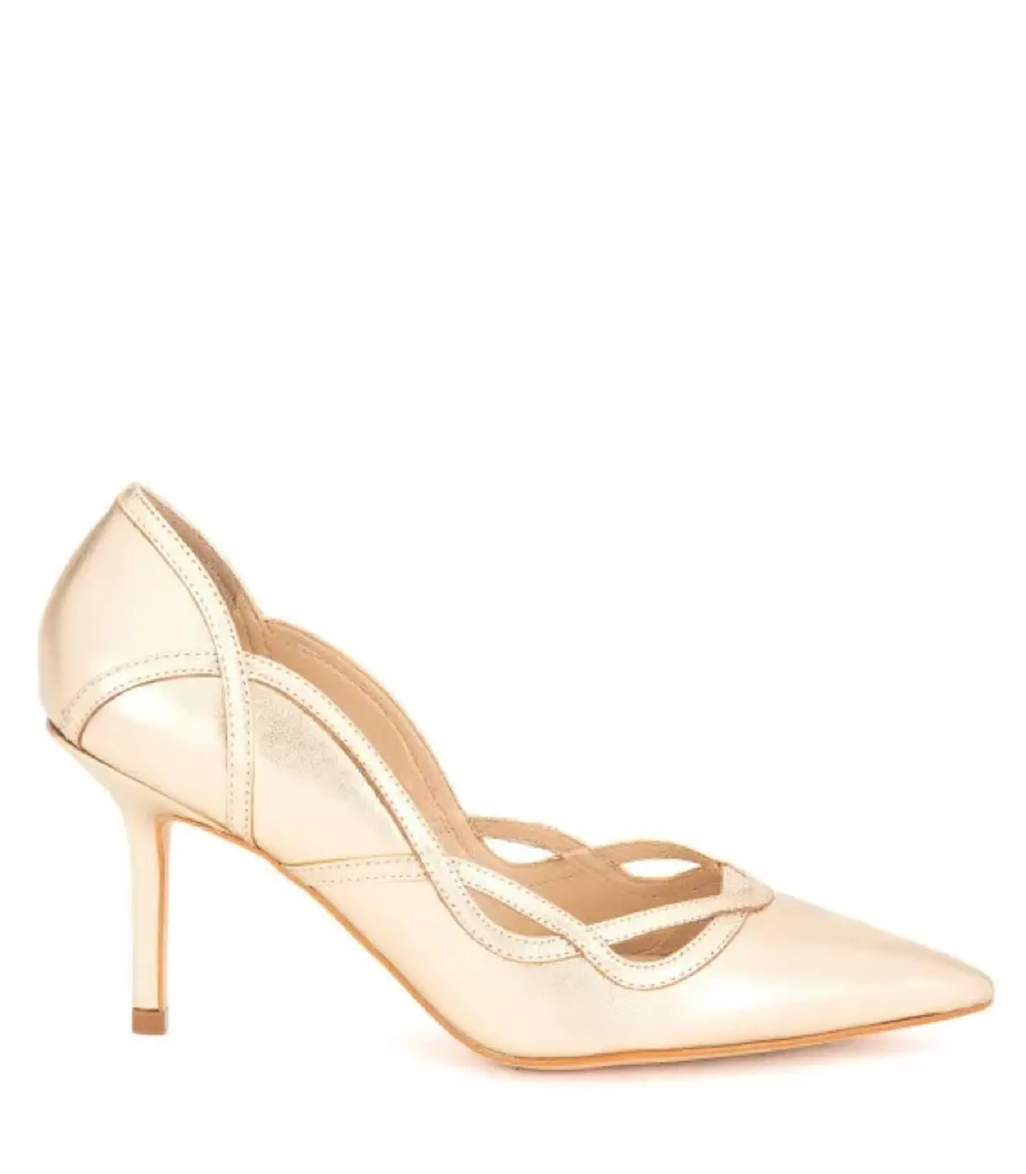 Zapato Monica Dorado 1