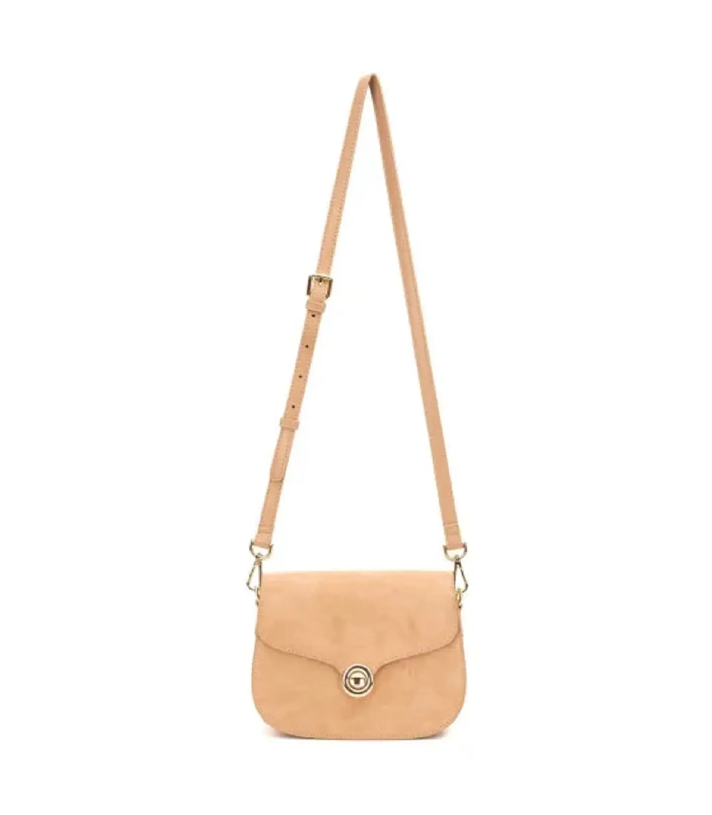 Cartera Retro Con Tapa Arena 1