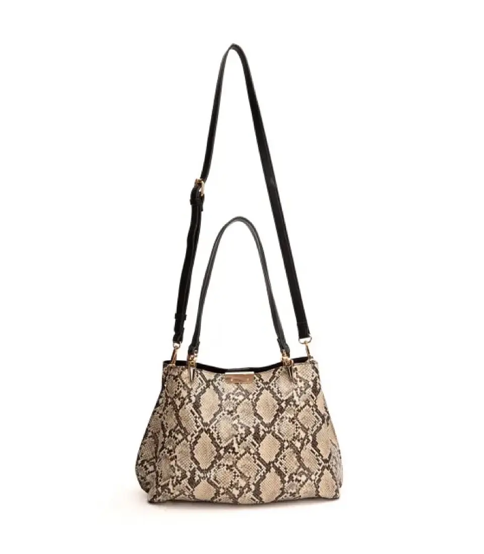 Cartera Dos Asas Grande Off White 1