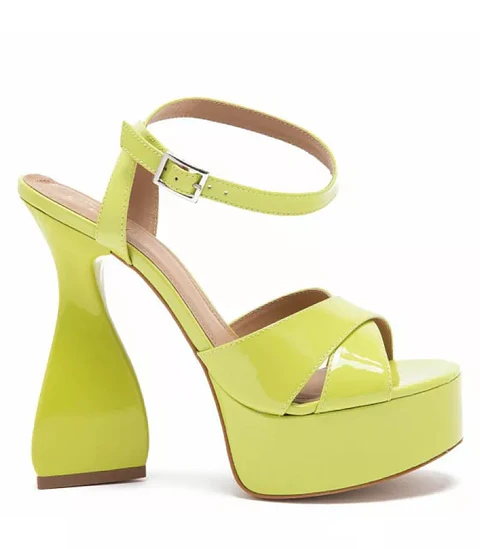 Sandalia Trina Verde Limón