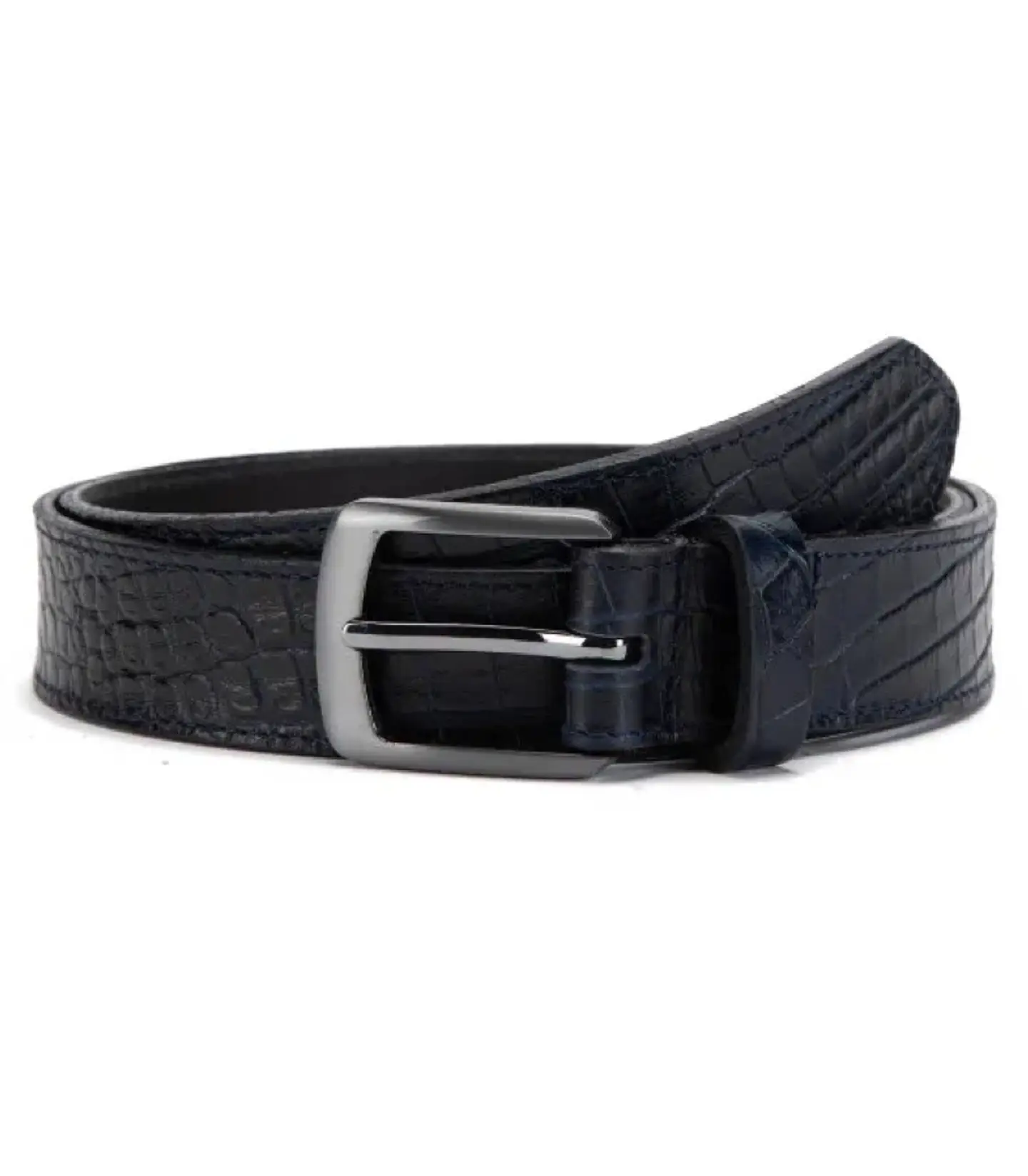 Cinturon Ancho 3 Cms Marino 1