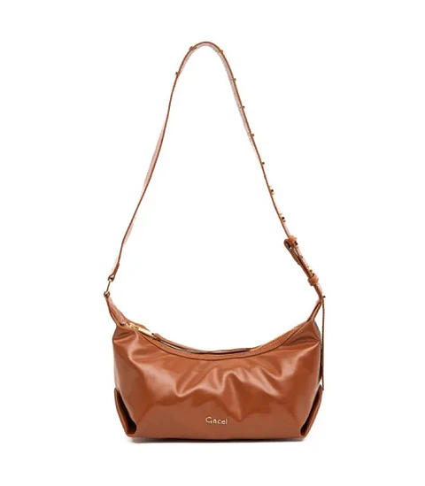 Cartera Oval Camel
