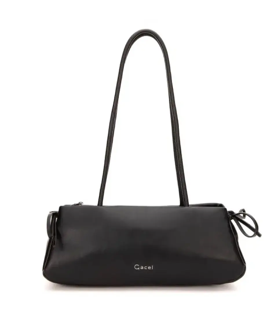 Cartera Dos Asas Mediana Negro 1