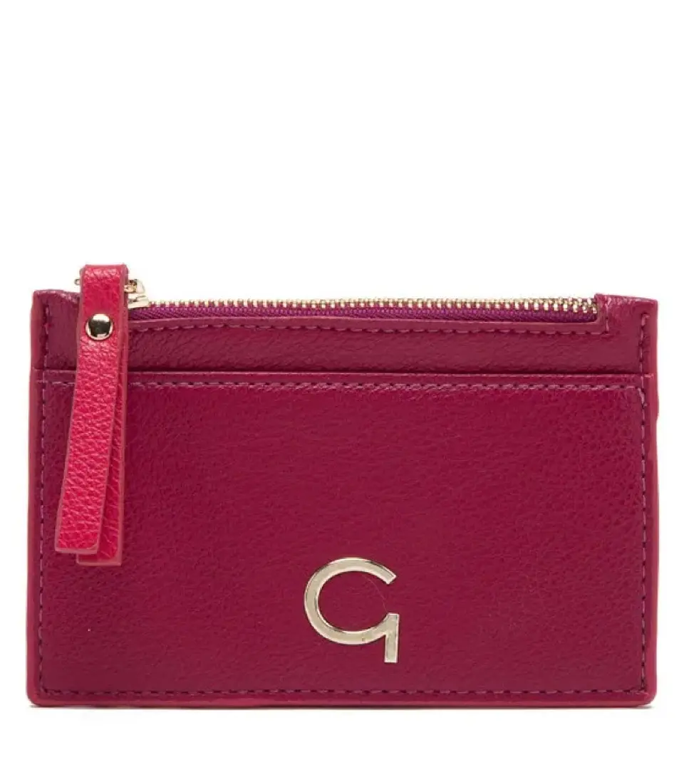 Billetera Tarjetero Fucsia 1