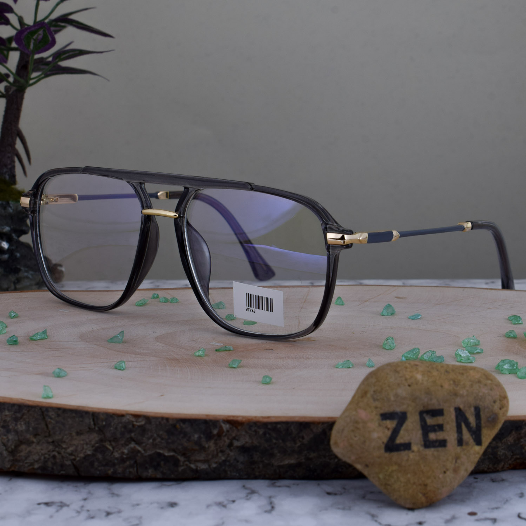 ZEN 97742 C3 Doble Puente Gris Brillante Brazo Gris Mate