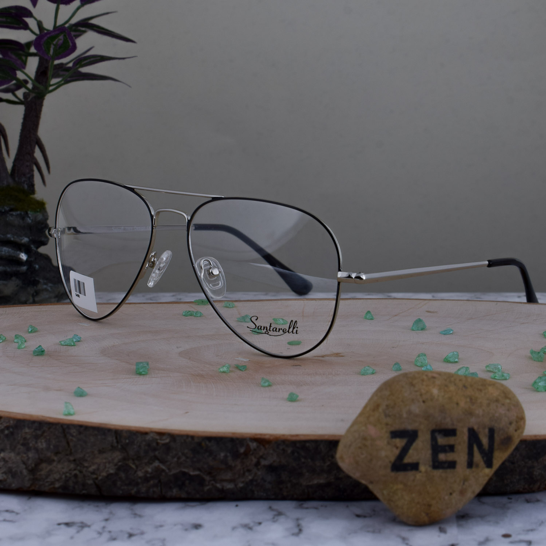 Santarelli 6490 2971 Doble Puente Tipo Piloto Negro PLateado Terminal Negro