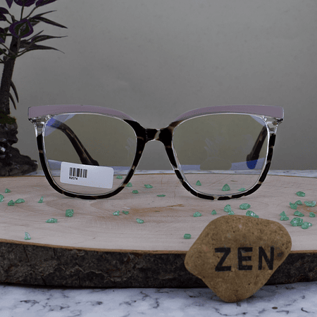 ZEN 82074 C3 Acetato Agatada Bicolor Beige Carey Transparente 