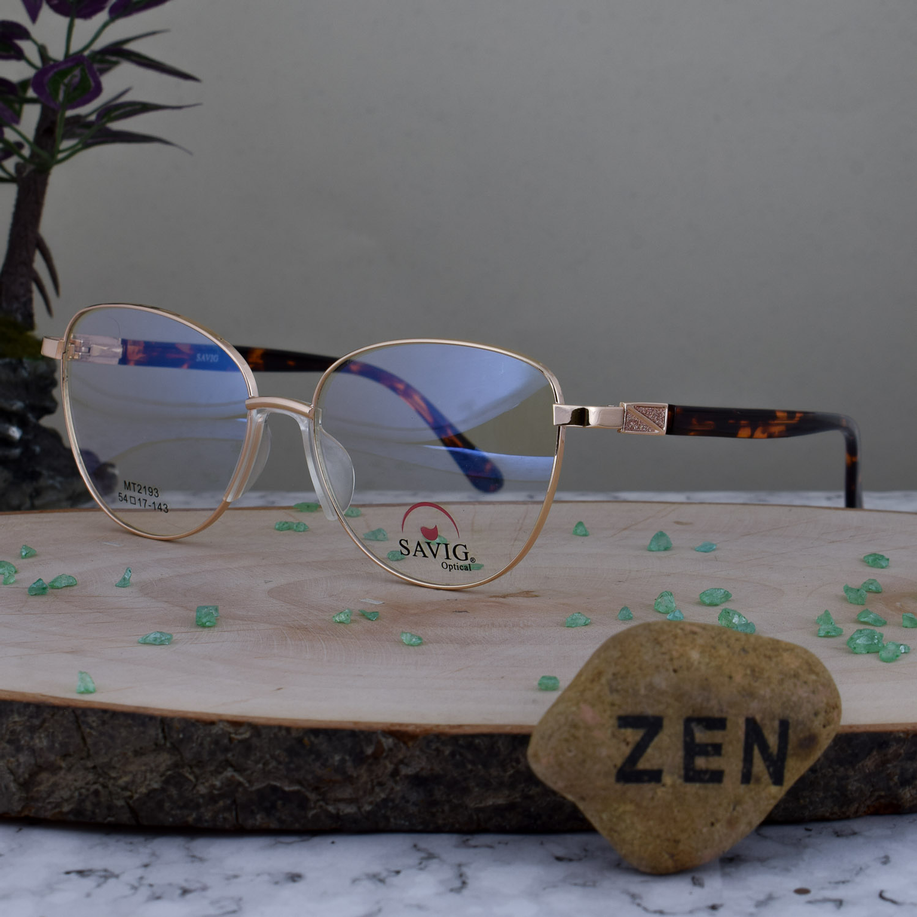 Savig MT2193 C2 Agatada Puente Anatomico Dorad Brazo Carey Detalle Escarcha Rosa