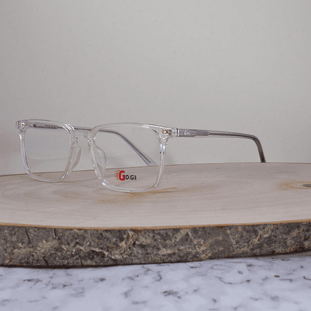 Gogi 8007 C11 Acetato Cuadrada Translúcida Flex