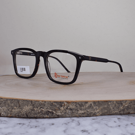 GearOptical GEA6533 Acetato Cuadrada Café Carey Flex