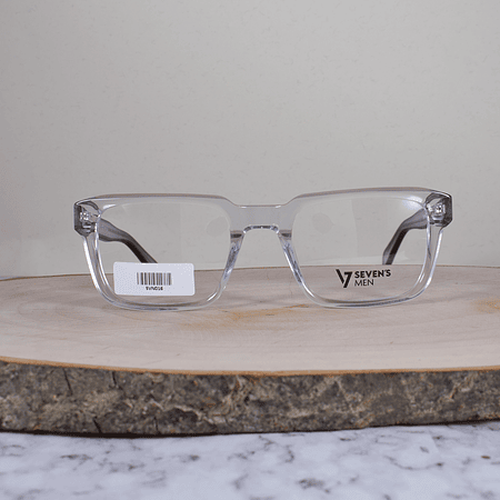 Sevens Men SVN016 C4 Acetato Cuadrada Translúcida Gris Flex Brazo Mate Gris