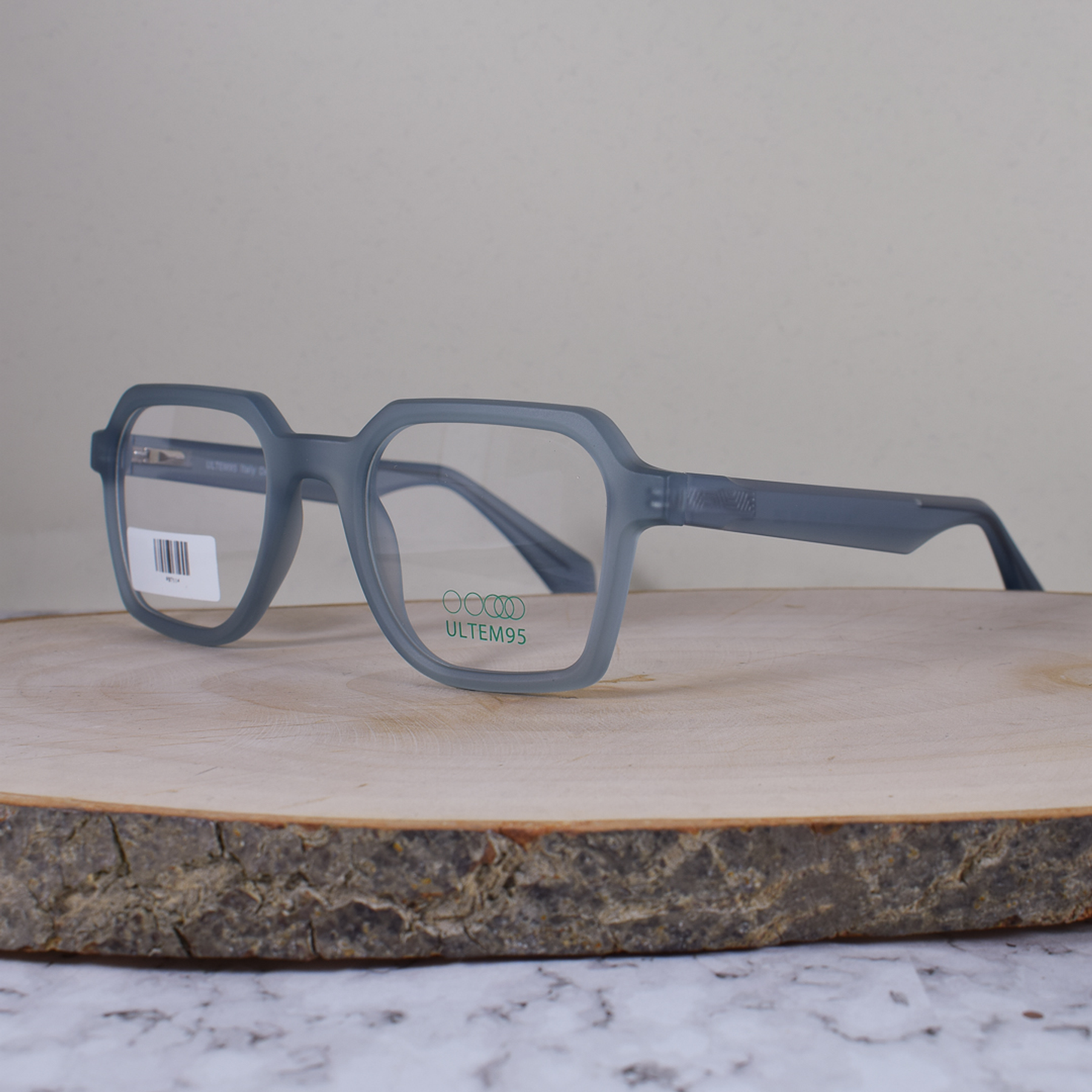 ULTEM95 RB7114 C38 TR90 Cuadrada Azul Mate SemiTranslúcido Flex 