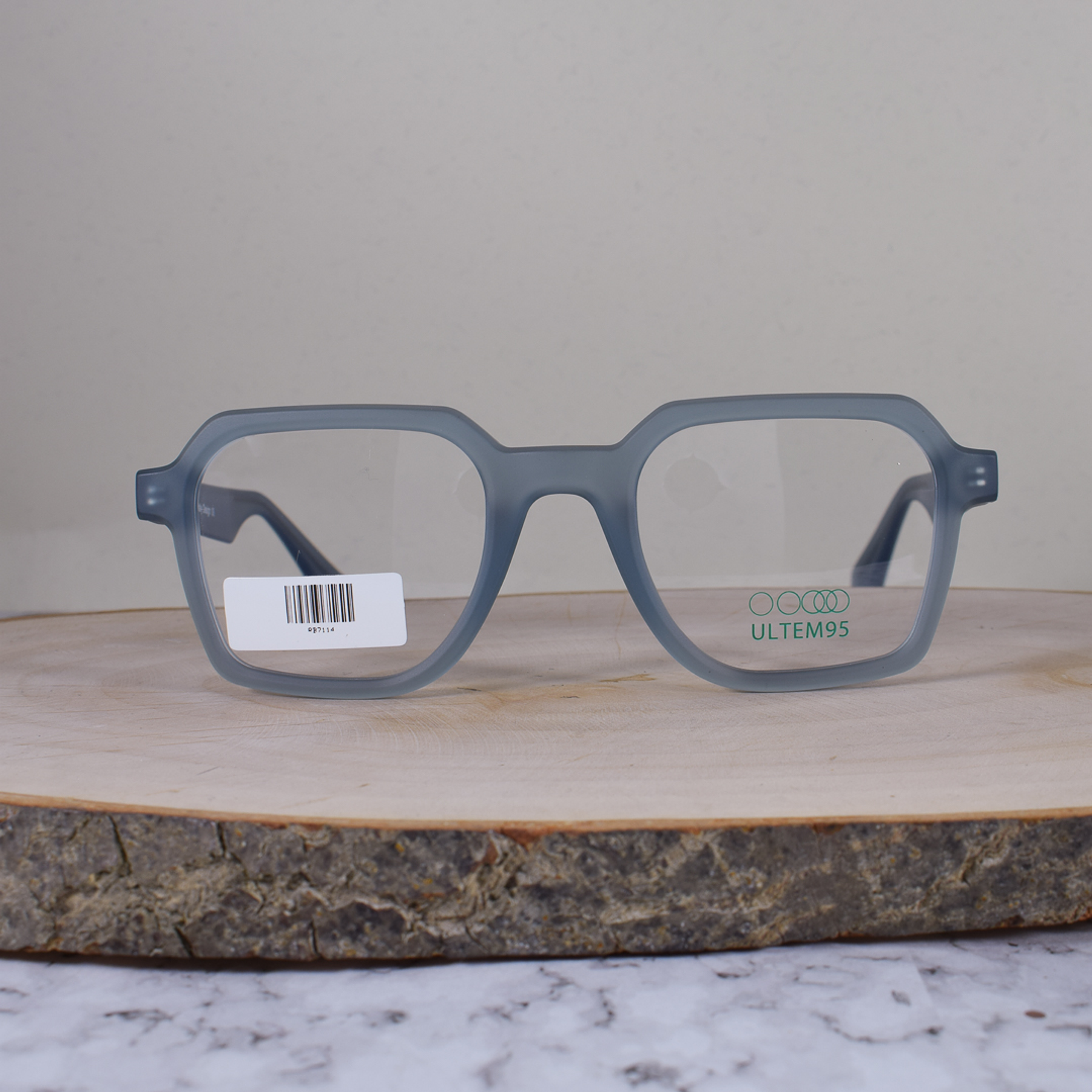 ULTEM95 RB7114 C38 TR90 Cuadrada Azul Mate SemiTranslúcido Flex 