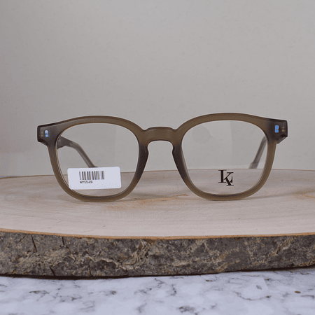 LK MY0509 C03 TR90 Cuadrada Café Mate SemiTranslúcido Flex Terminal Translúcido 