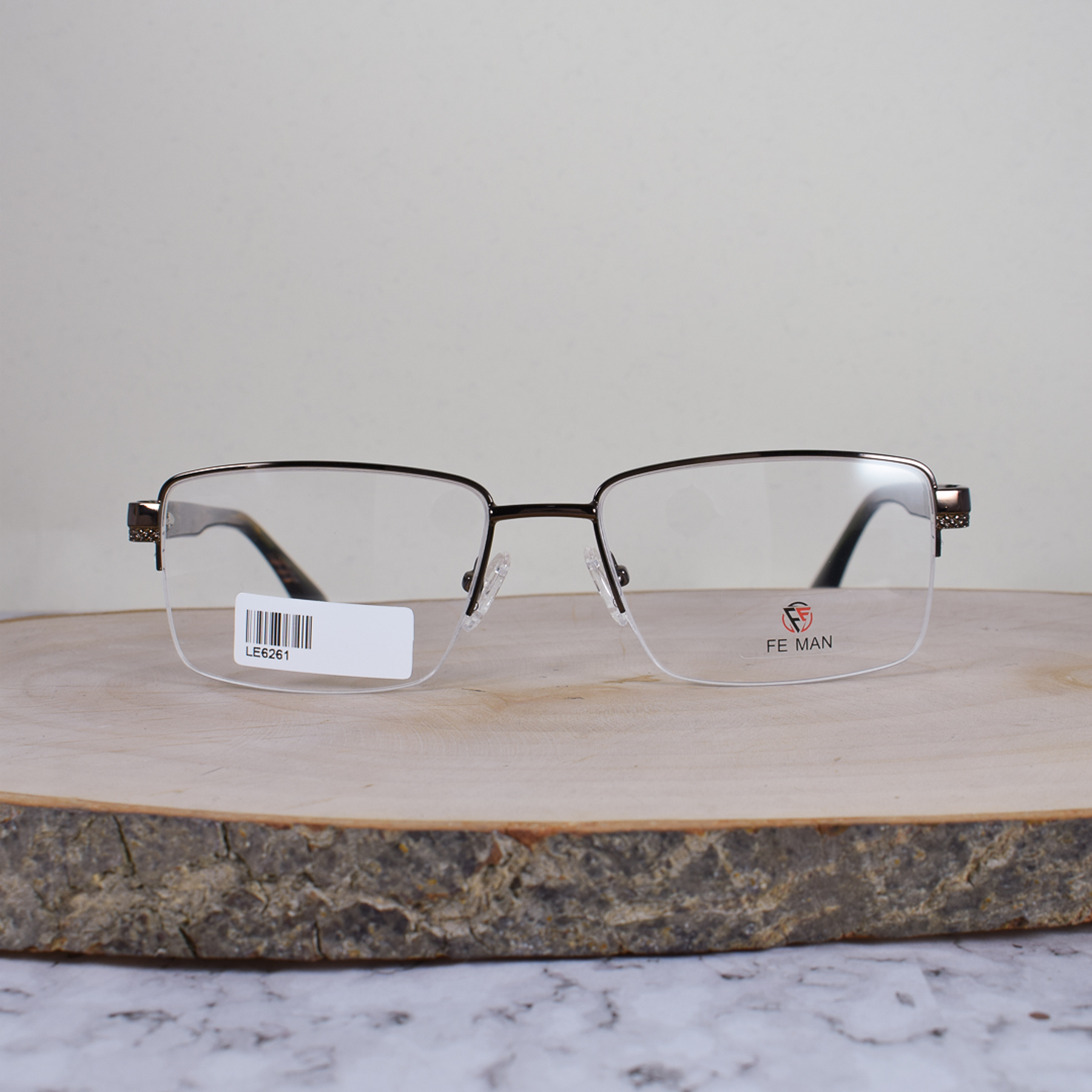 FE Man LE6261 C2 Metálica Al Aire Cuadrada Café Flex