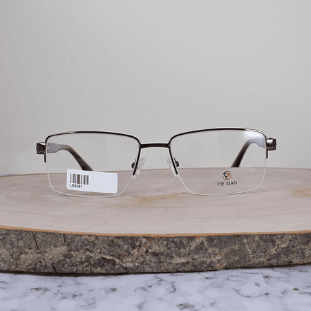 FE Man LE6261 C2 Metálica Al Aire Cuadrada Café Flex