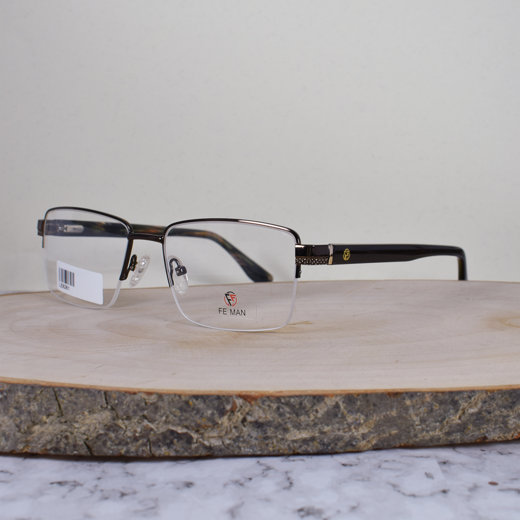 FE Man LE6261 C2 Metálica Al Aire Cuadrada Café Flex