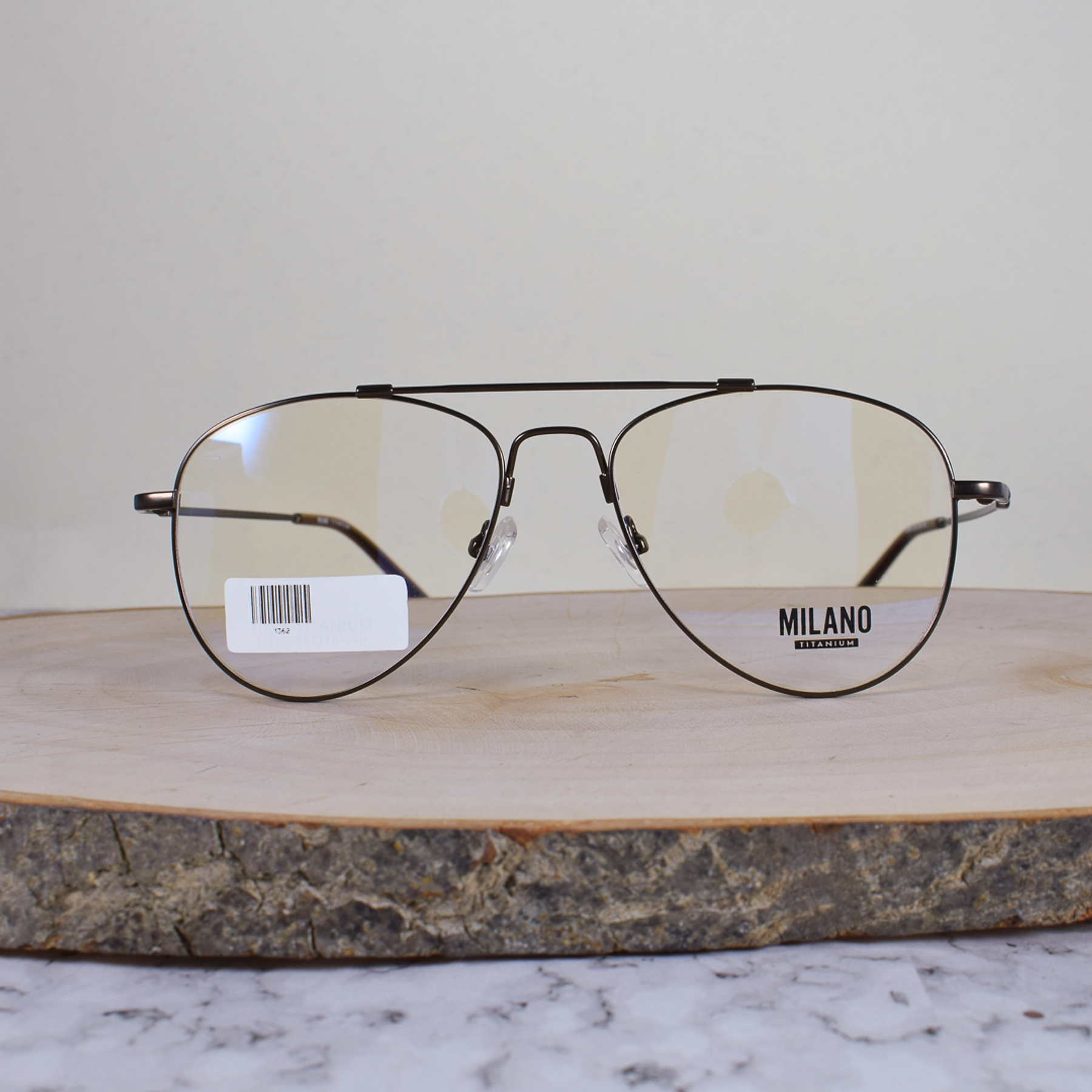 Milano M362 Metálica Aviador Doble Puente Café Terminal Acetato Café