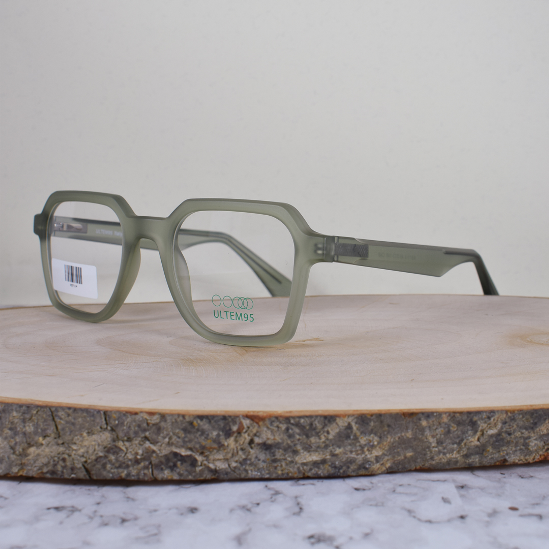 ULTEM95 RB7114 C49 TR90 Cuadrada Verde Semi Translúcido Flex