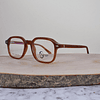 Shalom Optical S9001 C5 Cuadrada Café Anaranjado Flex