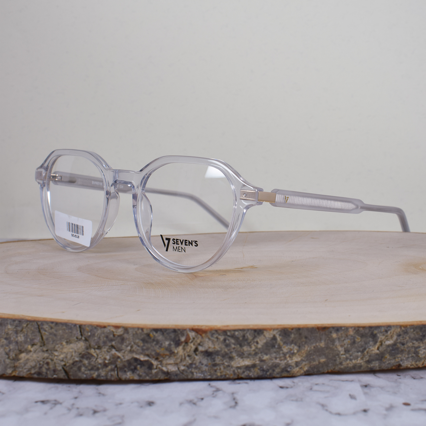 Sevens Men SVN018 C4 Acetato Ovalada Translúcida Flex