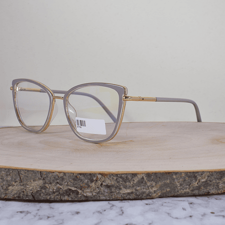 ZEN 97758 COL7 Acetato Agatada Gris Dorado Flex Brazo Metálico Terminal Acetato Gris Dorado