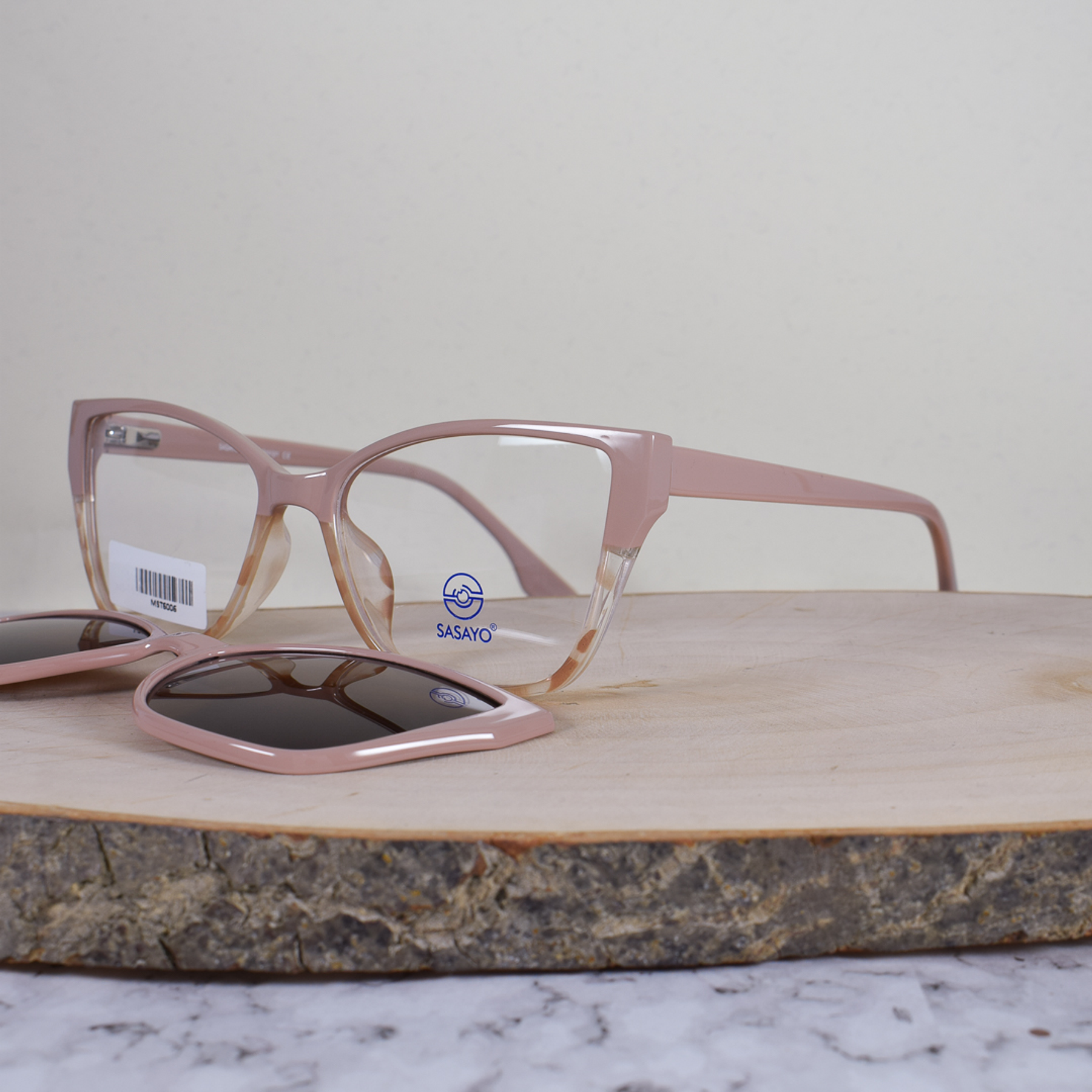 ZEN MS T6006 C2 Acetato Agatada Sobre Puesto Piel Translúcido Piel Flex