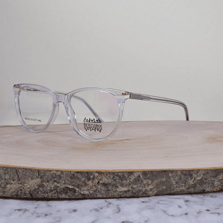 SieteCueros MS83 COL3 Acetato Ovalada Celeste Translúcido Flex