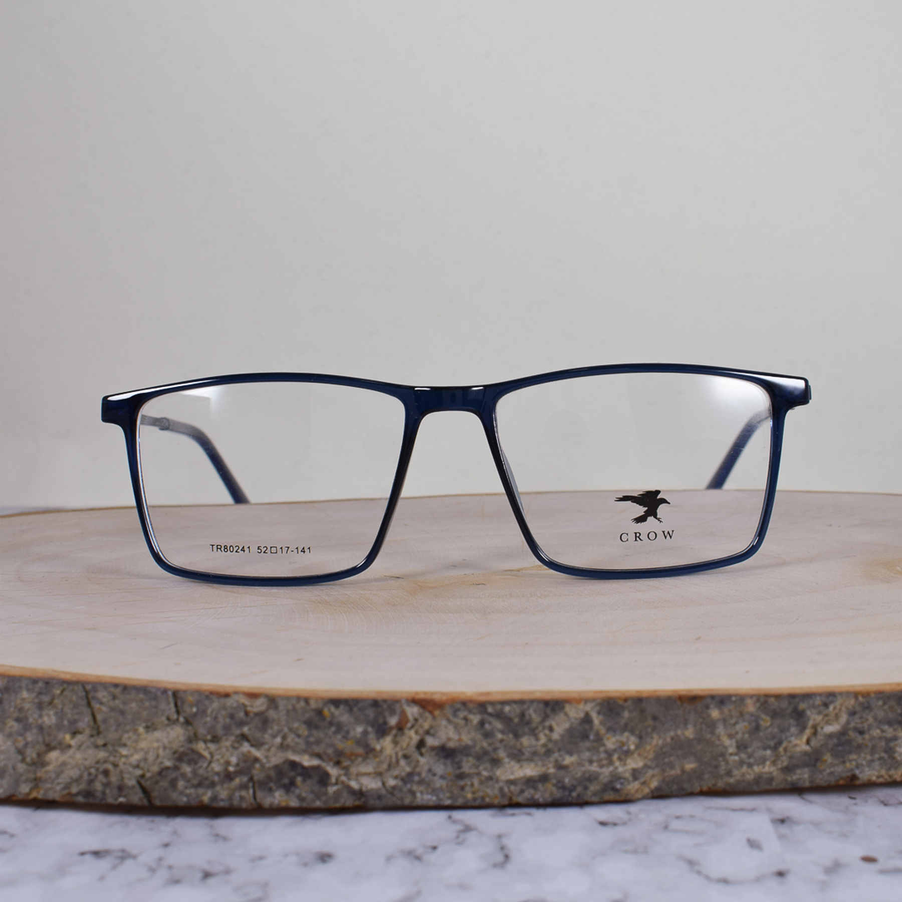 Crow TR80241 C6 Acetato Cuadrada Azul Flex Brazo Metálico Azul Terminal Azul