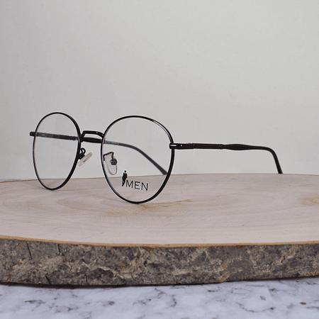 Men 88141 C1 Metálica Redonda Negra Flex