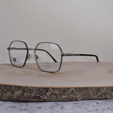 ZEN 62845 C2 Metálica Hexagonal Plateado Gris Flex Brazo Gris Terminal Negro