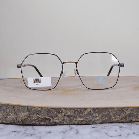 ZEN 62845 C2 Metálica Hexagonal Plateado Gris Flex Brazo Gris Terminal Negro